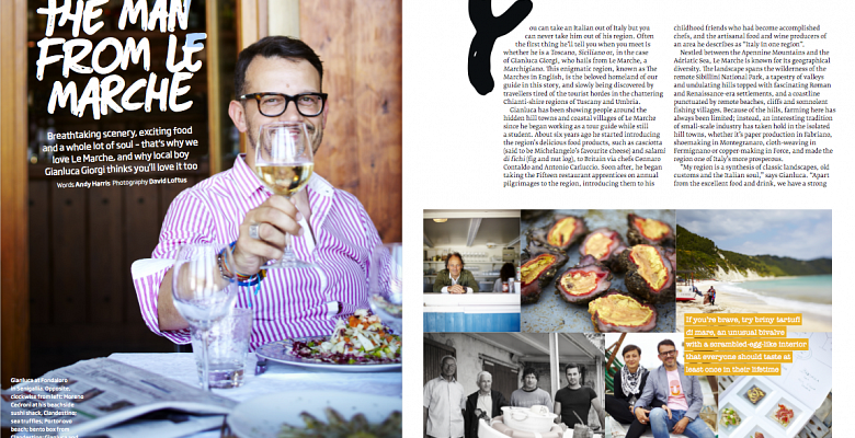 Incredible article of Le Marche in Jaime Oliver Magazine!