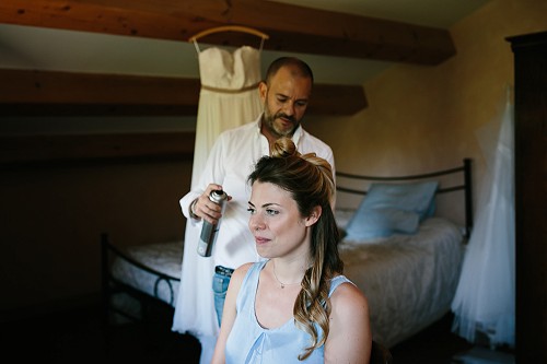 bride's preparation