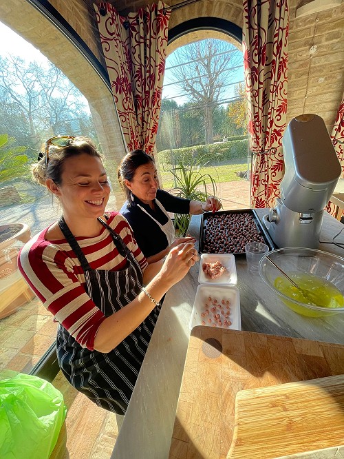 making gnocchi